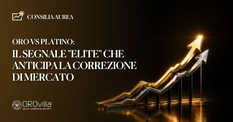 Oro vs Platino: Il segnale ”Elite” che anticipa la correzione di mercato